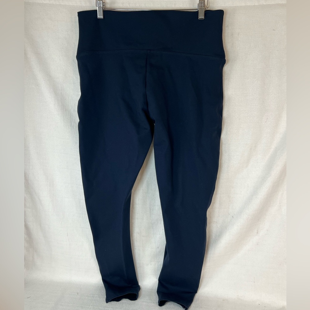 Spanx Dark Blue Pull On Pants Leggings Dress/Casual Style Size 1X Slit Leg - Picture 5 of 8
